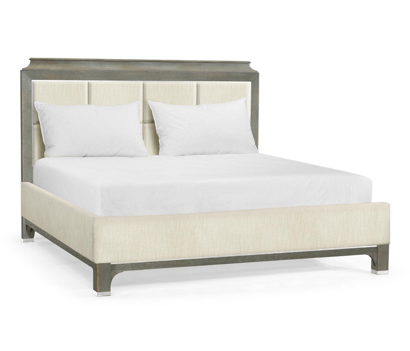 Pewter Oak UK King Bed