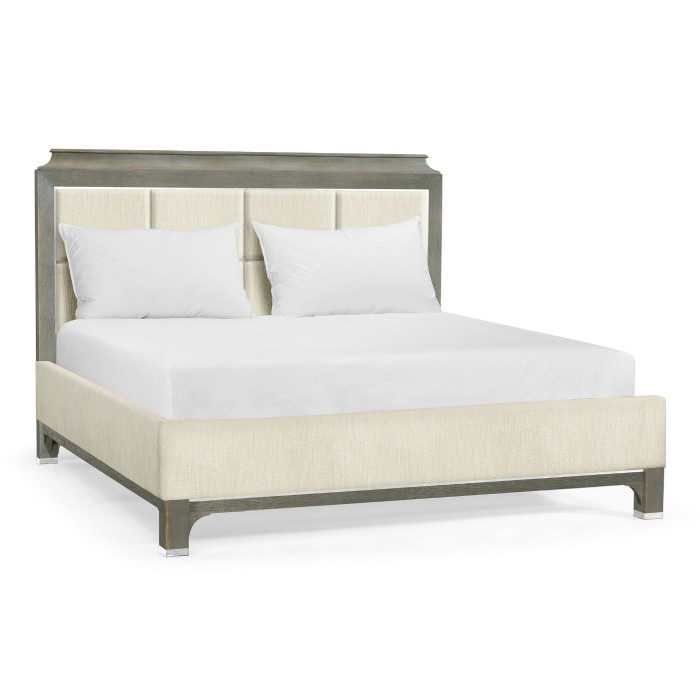 Pewter Oak UK King Bed