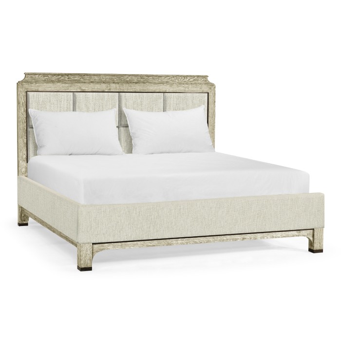 Grey Oak UK Queen Bed