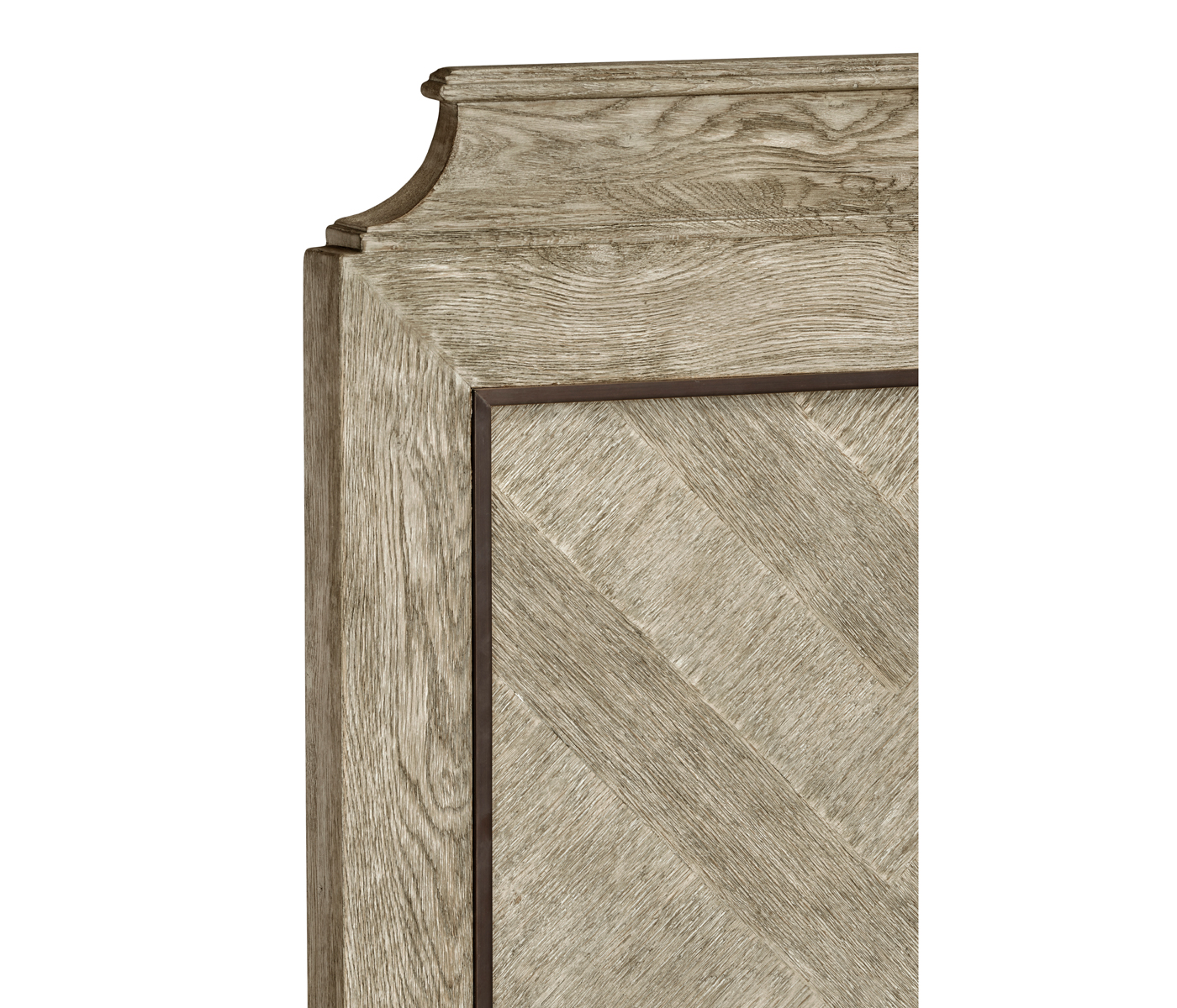 Grey Oak UK Queen Bed