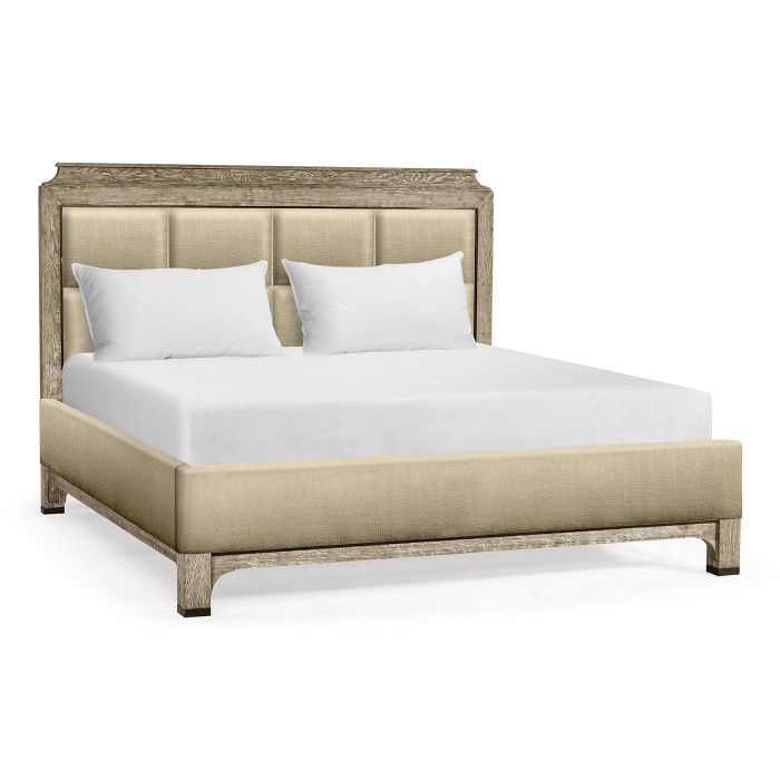 Grey Oak US King Bed