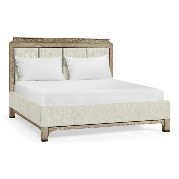 Grey Oak US King Bed