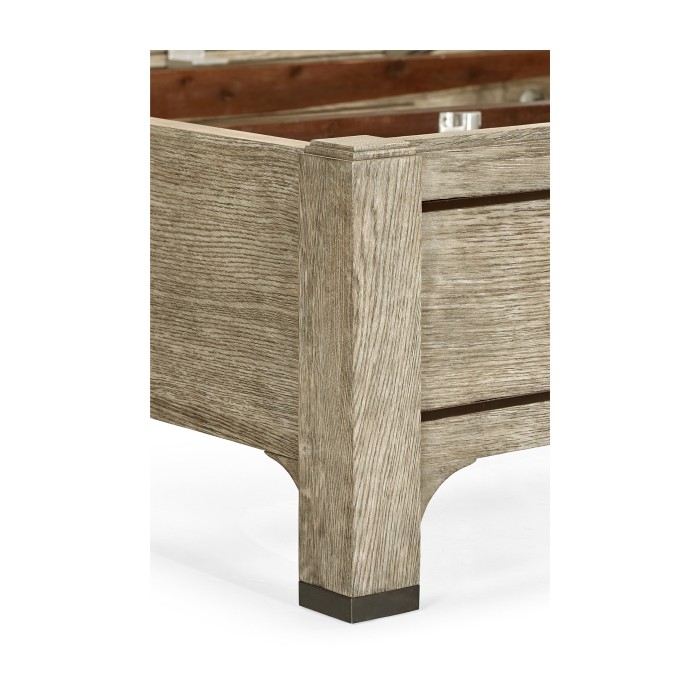 Grey Oak US King Bed