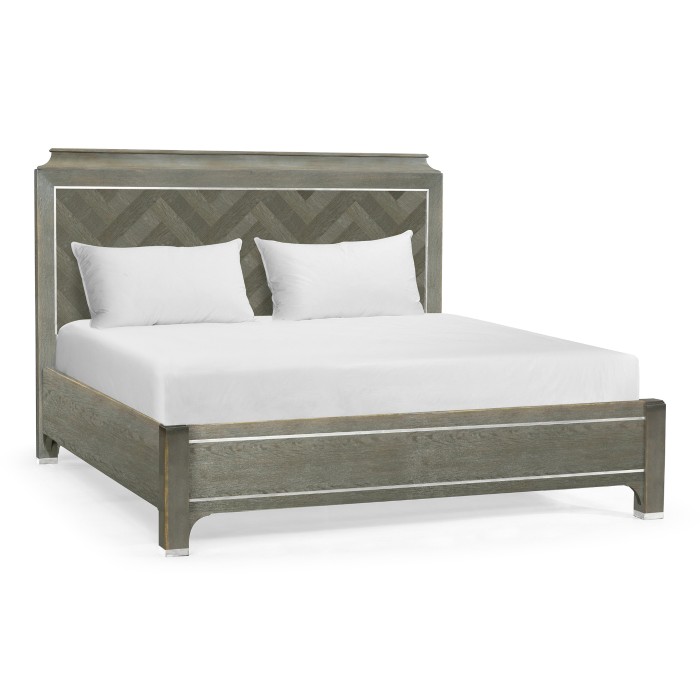 Pewter Oak US King Bed