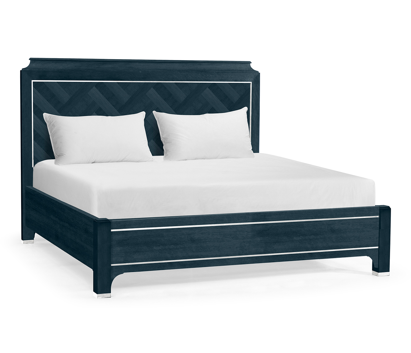 Antique Blue Oak US Queen Bed