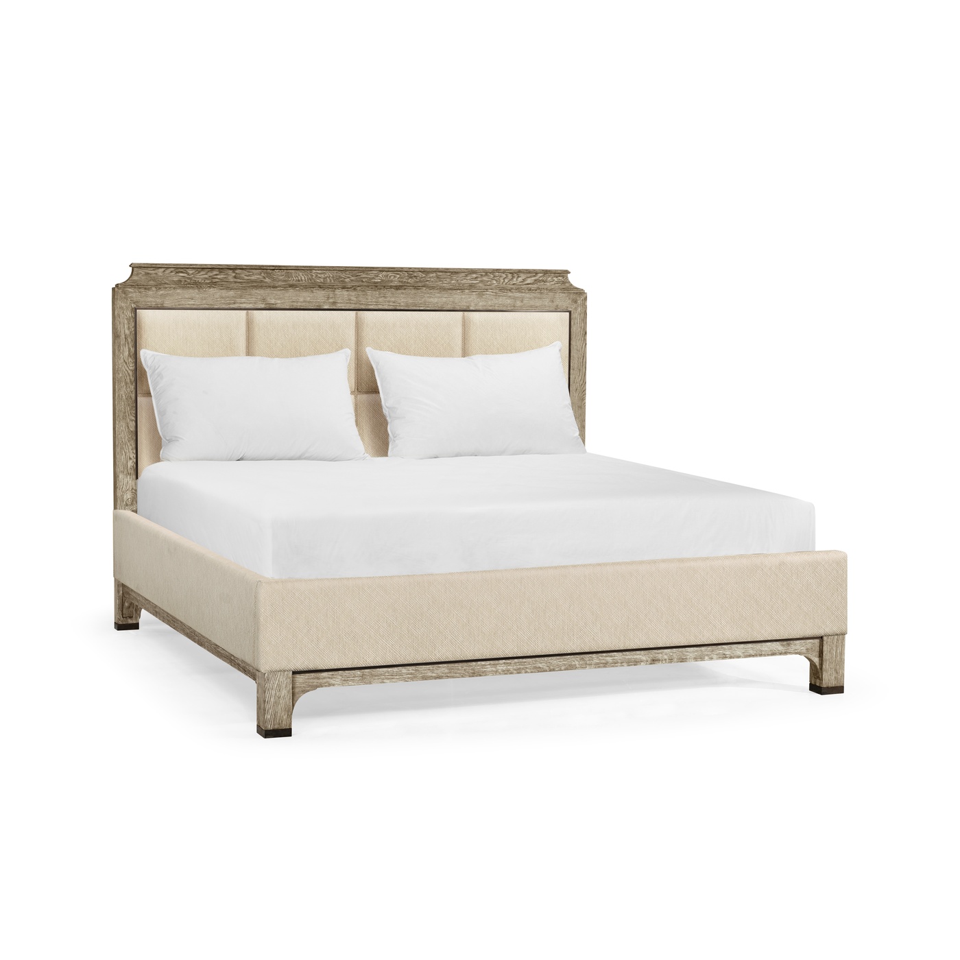 Grey Oak US Queen Bed
