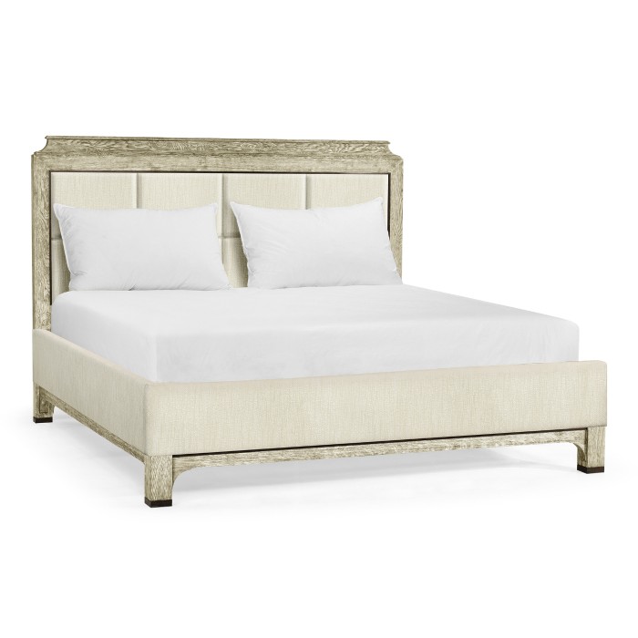 Grey Oak US Queen Bed
