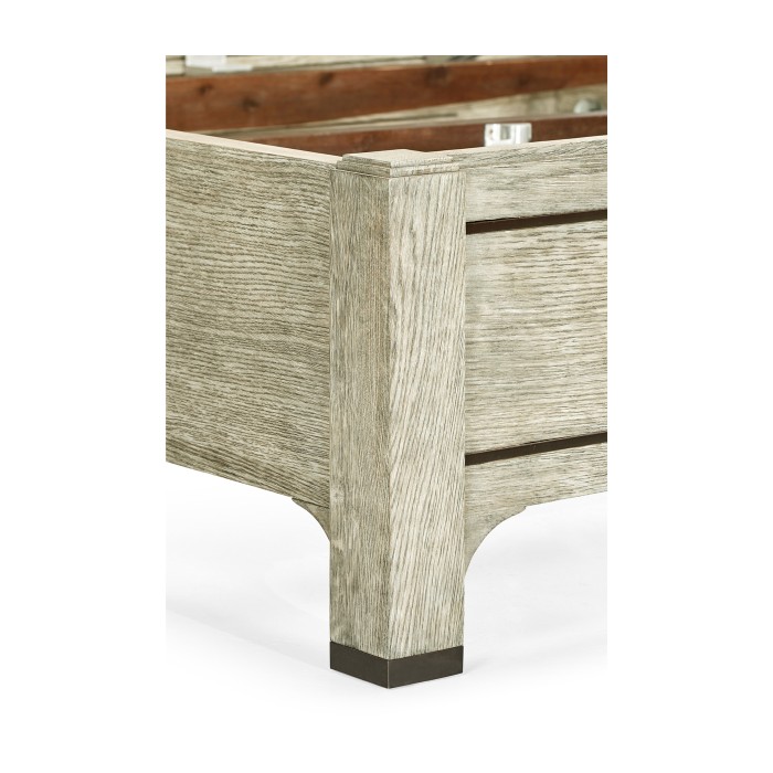 Grey Oak US Queen Bed