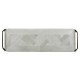 Modern Curved Bronzed Bench