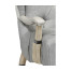 Modern Winged Grey Oak Occasional Chair