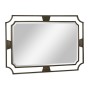 Rectangular Curved Bronzed Wall Hanging Mirror
