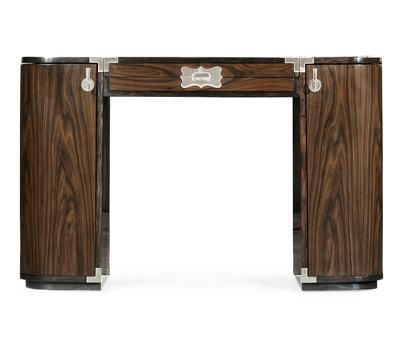 Campaign Style Dark Santos Rosewood Dressing Table