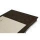 Black Eucalyptus & Silver Espresso Desk with Wood Stretcher