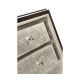 Black Eucalyptus & Silver Espresso Nightstand with Drawers