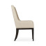 Geometric Channel Back Arm Chair