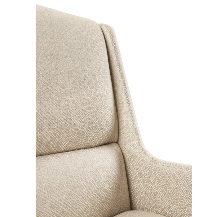 Geometric Channel Back Arm Chair