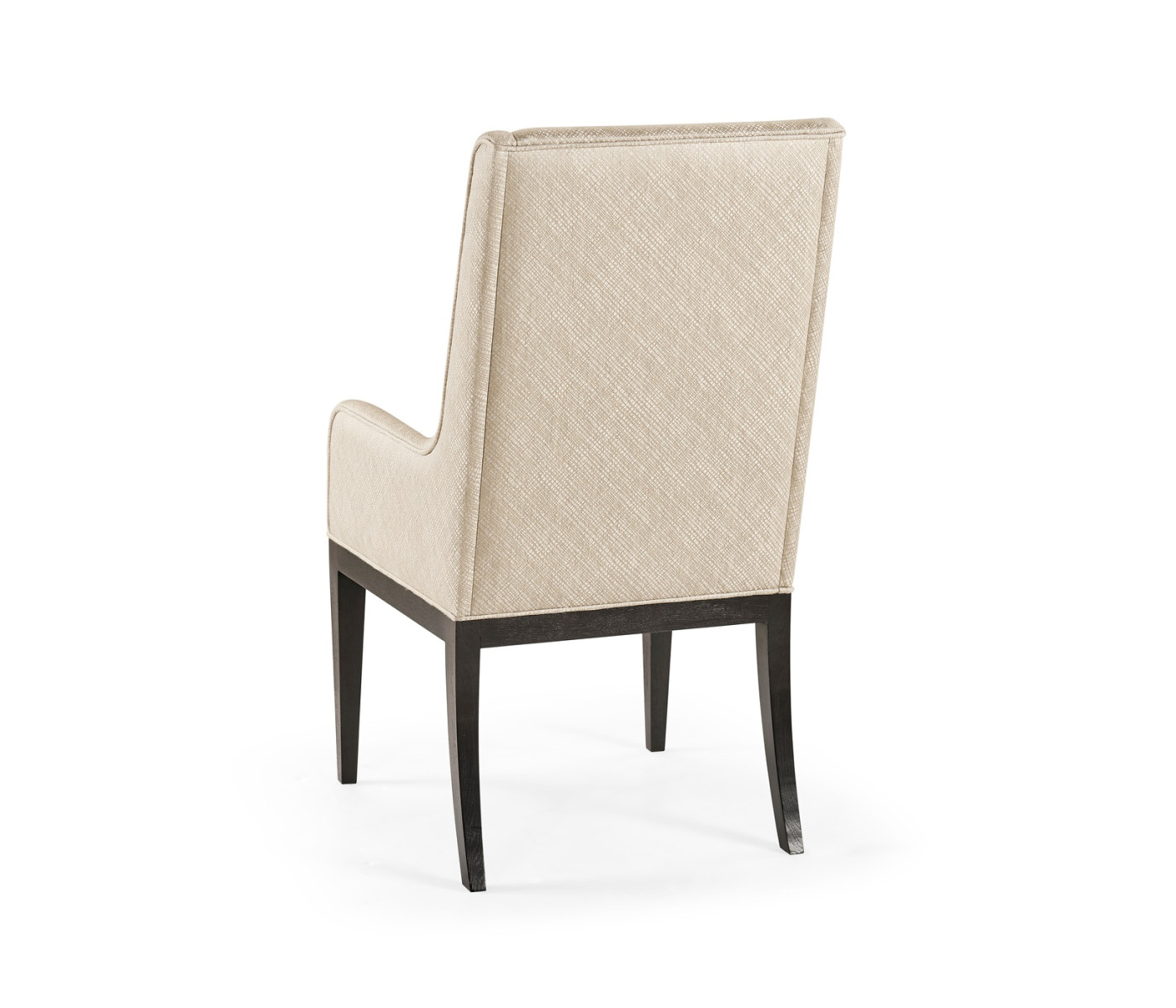 Geometric Channel Back Arm Chair