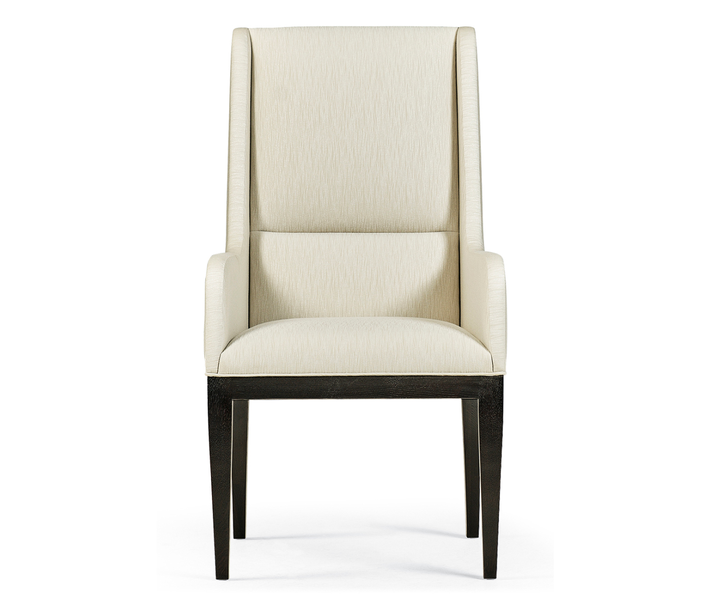 Geometric Channel Back Arm Chair