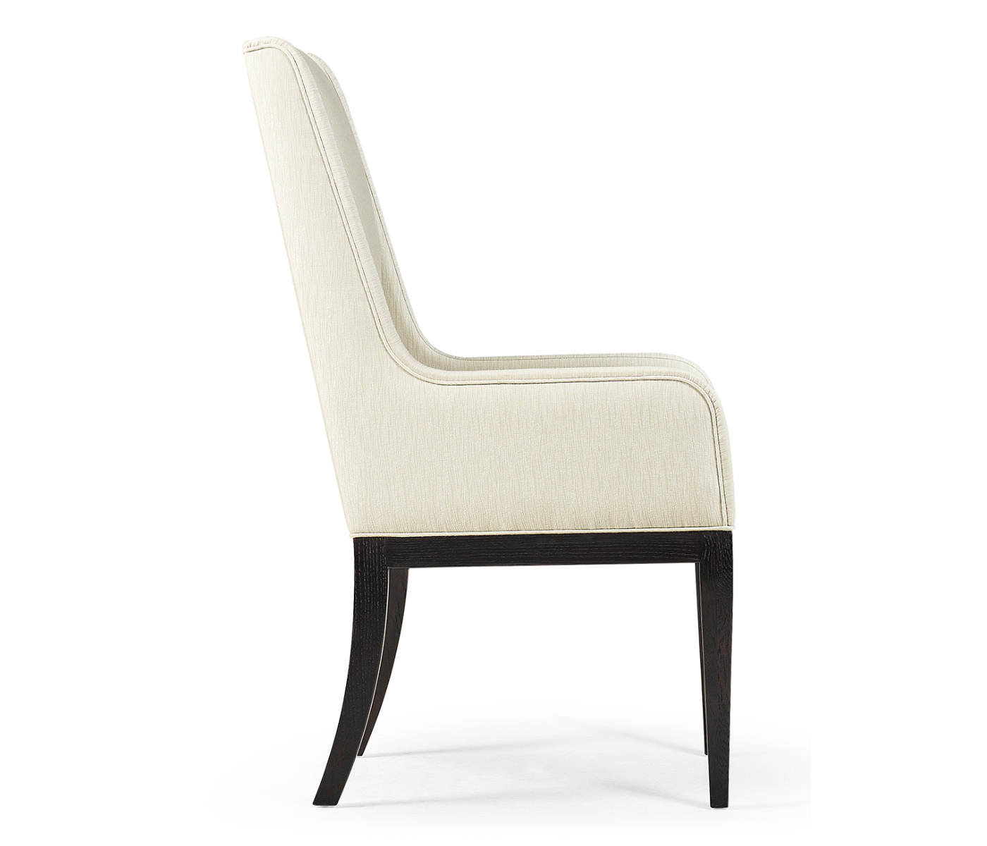 Geometric Channel Back Arm Chair