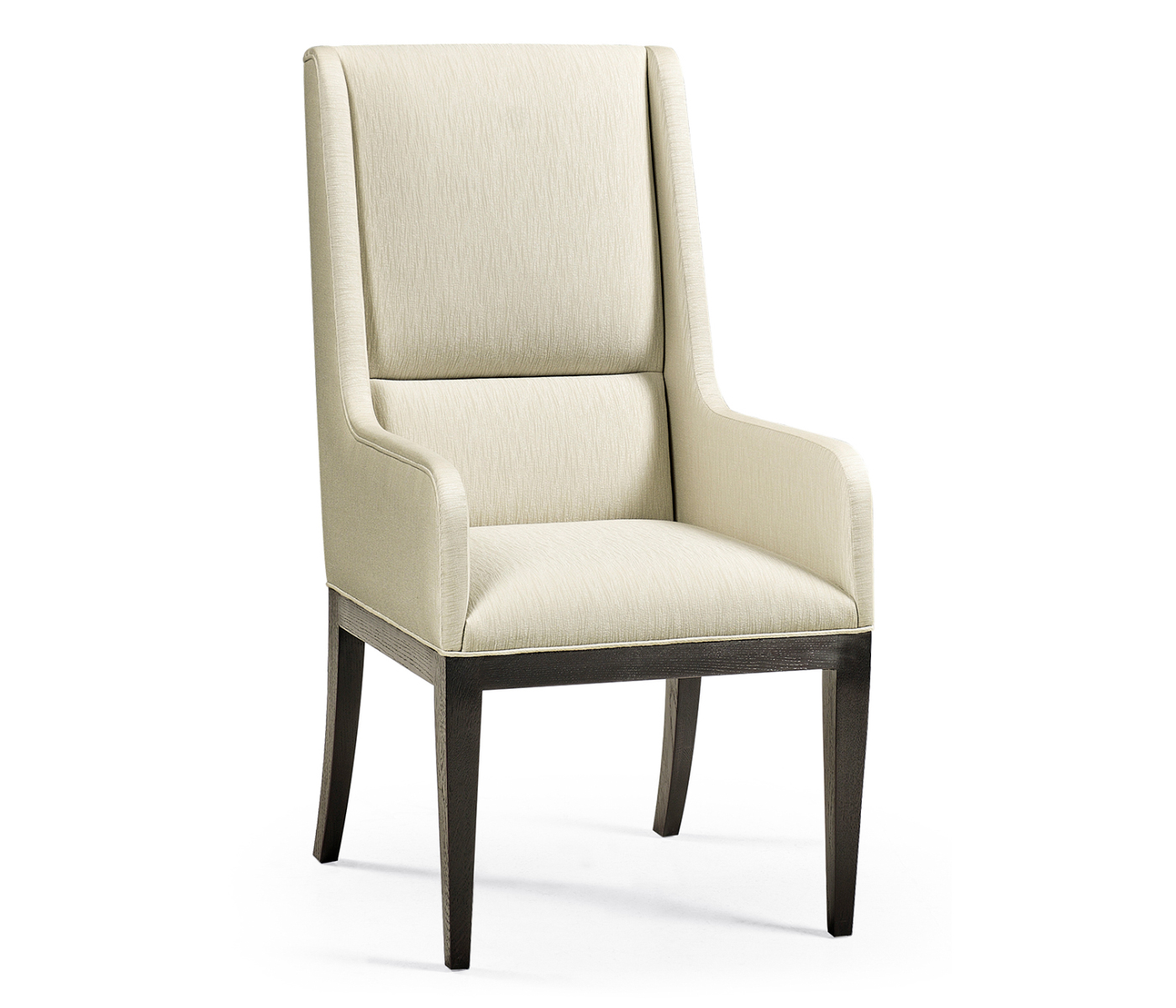 Geometric Channel Back Arm Chair