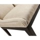 Geometric Channel Back Side Chair