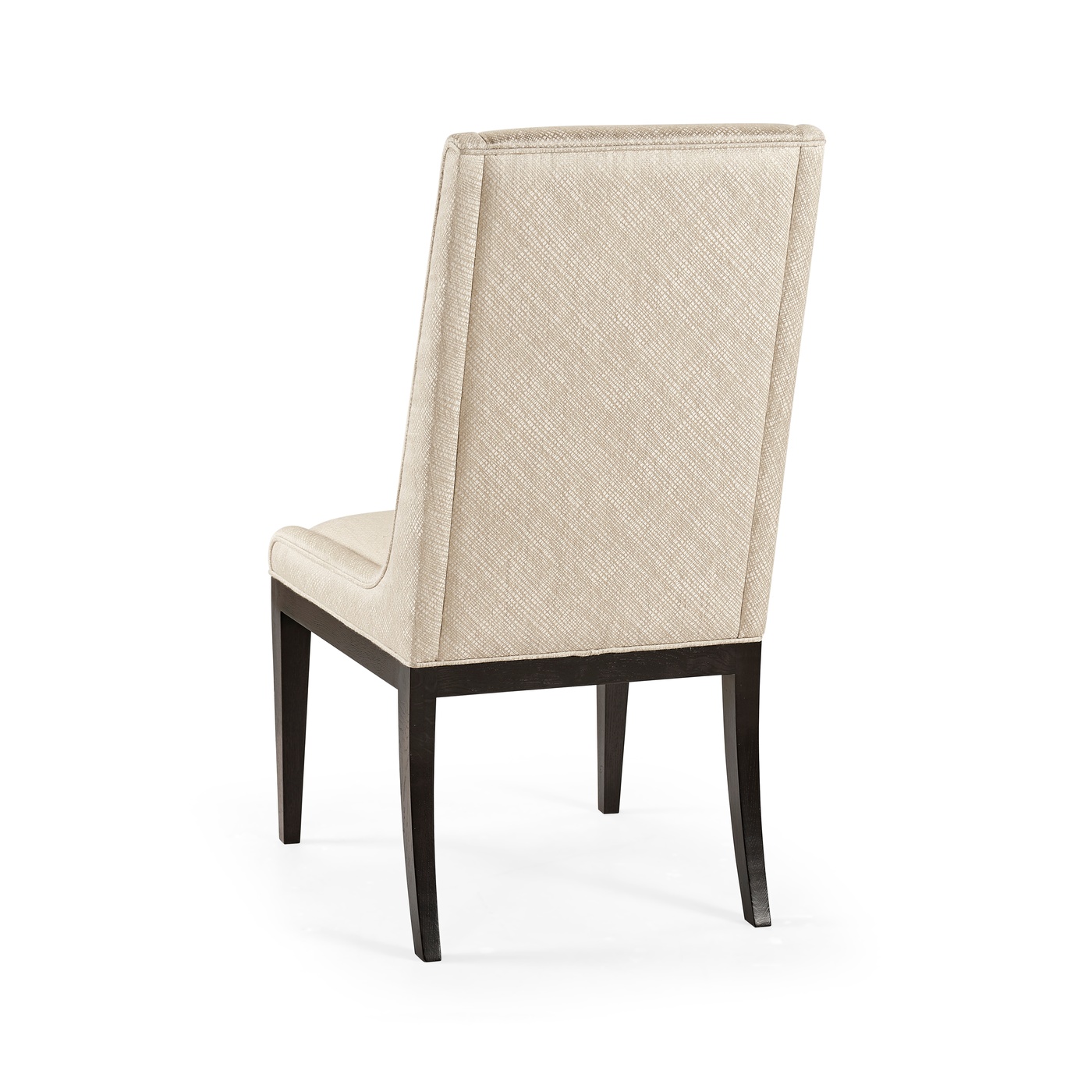 Geometric Channel Back Side Chair