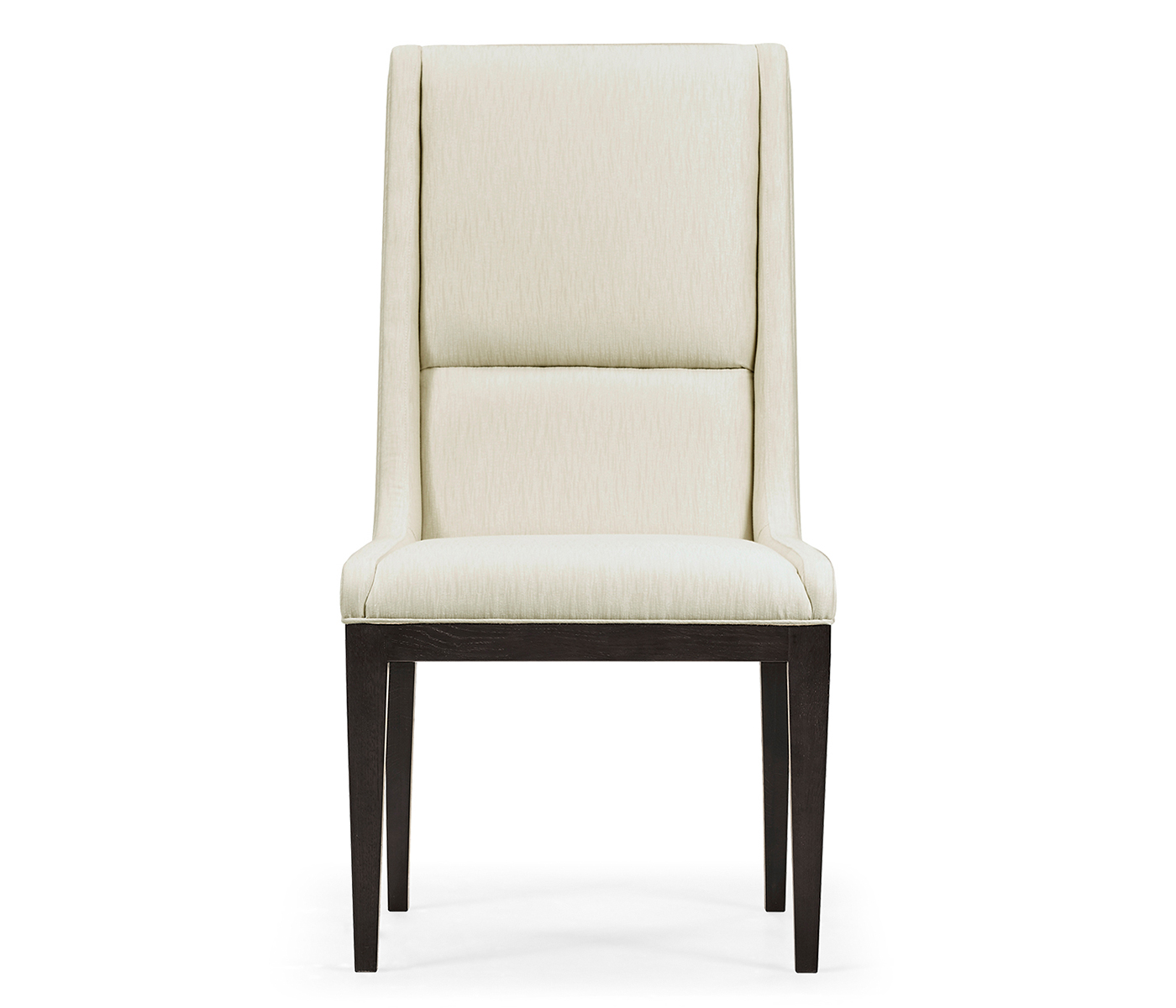 Geometric Channel Back Side Chair