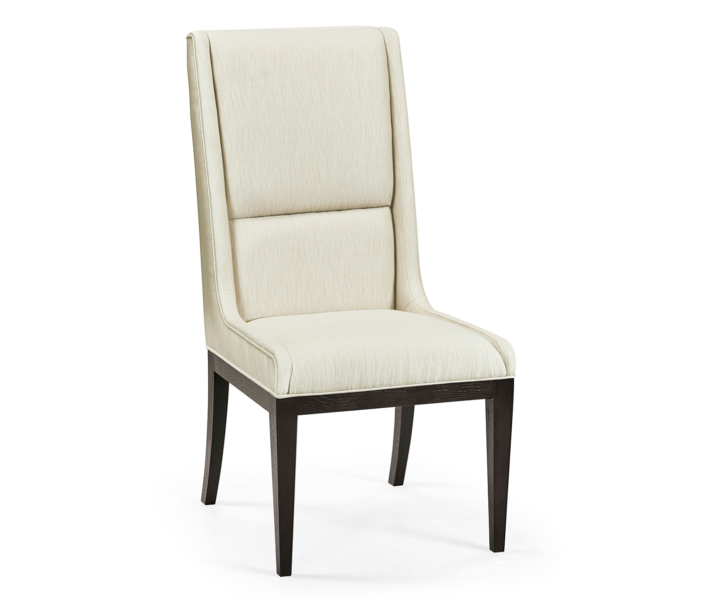 Geometric Channel Back Side Chair