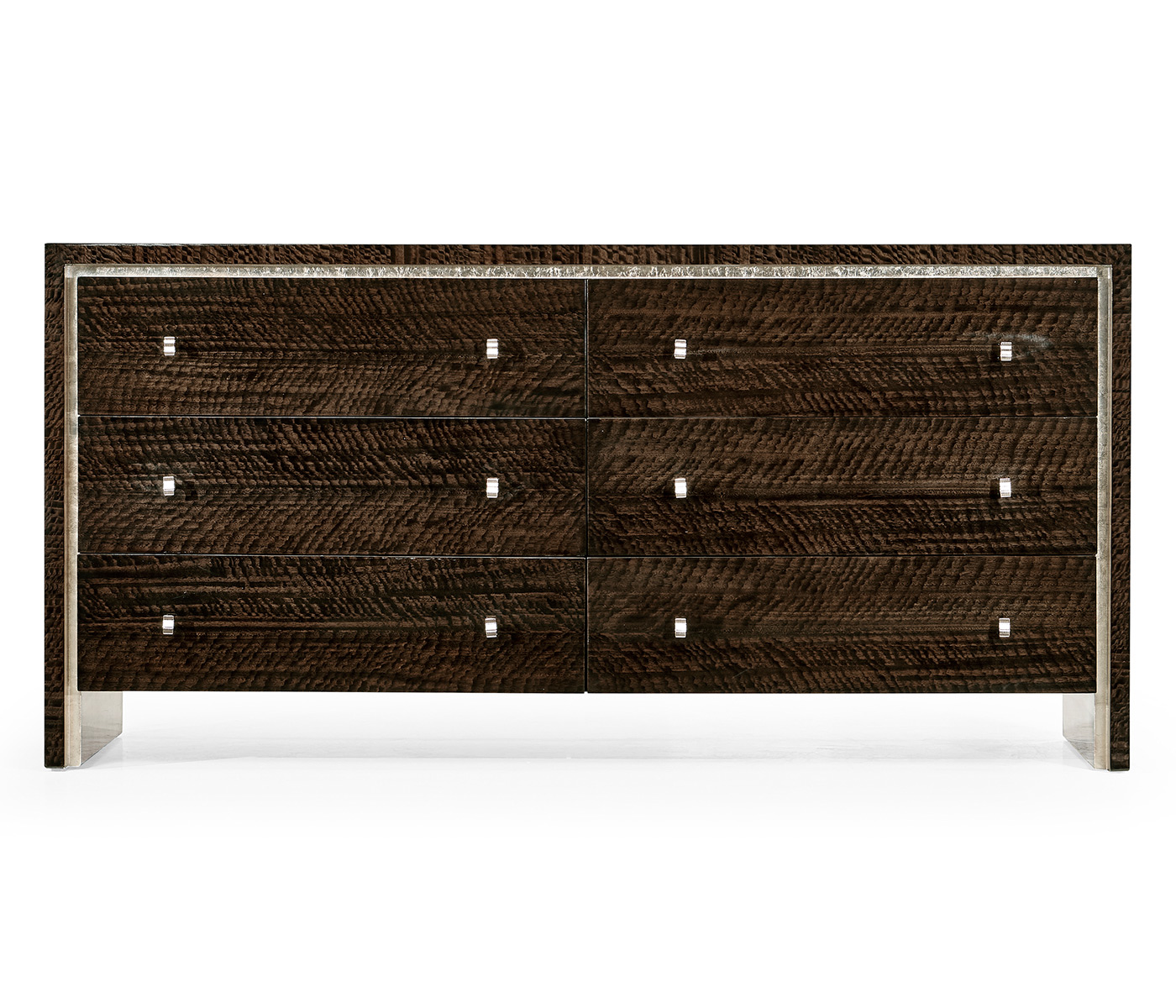 Black Eucalyptus Dresser with Six Drawers