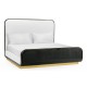 Fusion Curved Ebonised Oak Cali King Bed