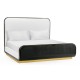 Fusion Curved Ebonised Oak UK King Bed