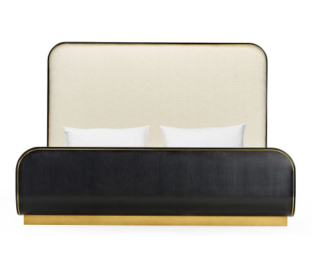 Fusion Curved Oak US King Bed