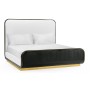 Fusion Curved Ebonised Oak US King Bed
