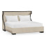 Fusion Rounded Oak UK Queen Bed