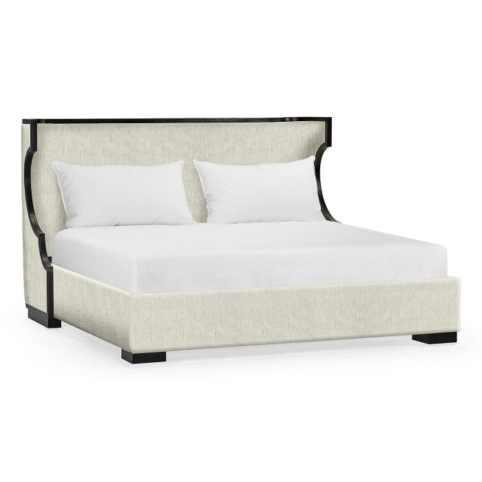 Fusion Rounded Oak UK Queen Bed