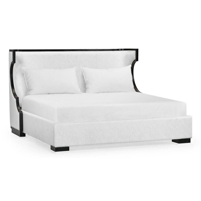 Fusion Rounded Oak UK Queen Bed
