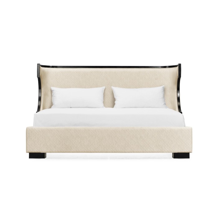 Fusion Rounded Oak US King Bed