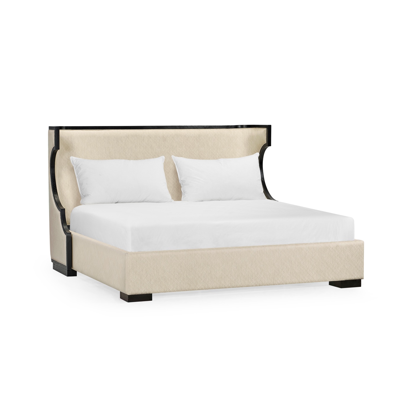 Fusion Rounded Oak US King Bed