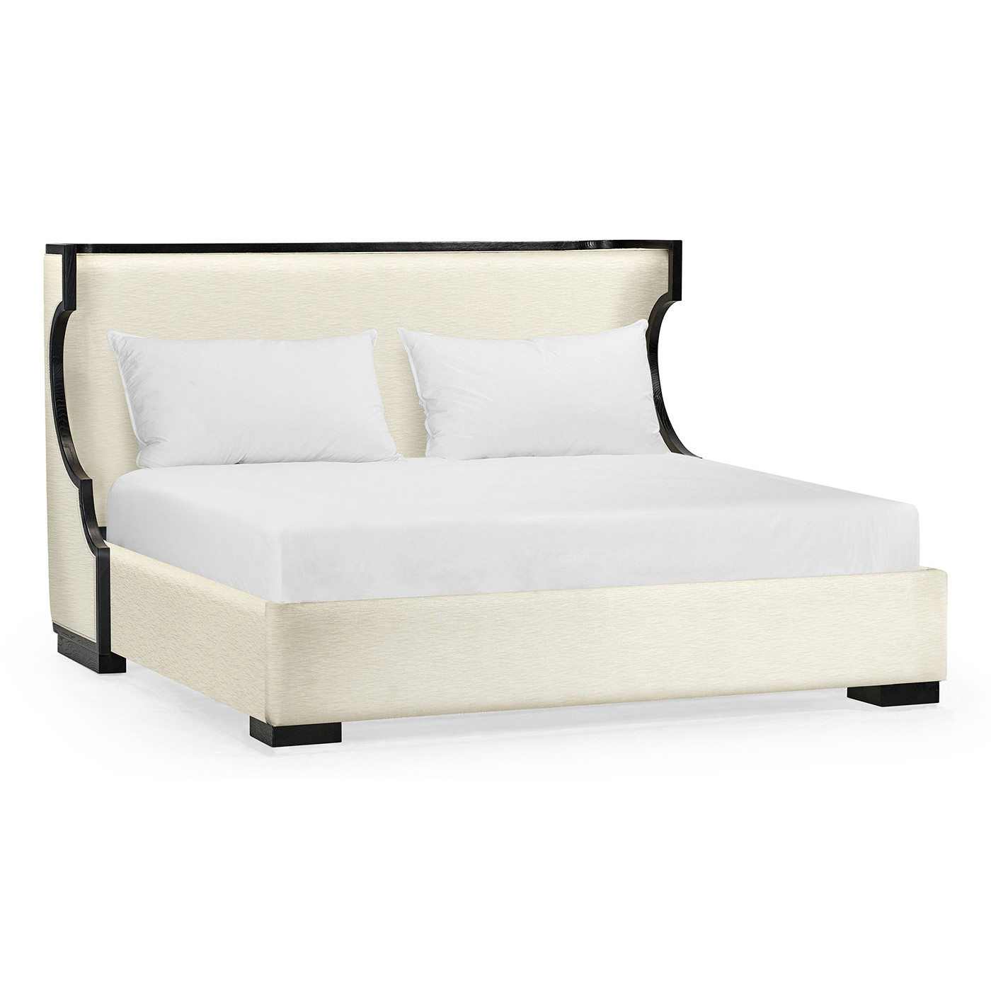 Fusion Rounded Oak US Queen Bed