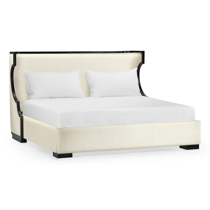 Fusion Rounded Oak US Queen Bed