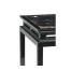 Fusion Smoky Black End Table with Marble Top