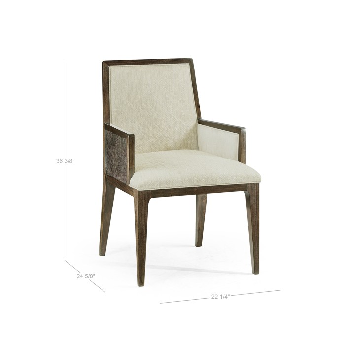 Gatsby Cut Pattern Dining Arm Chair