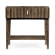Gatsby Reeded End Table with Shelf
