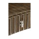 Gatsby Reeded End Table with Shelf