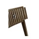 Gatsby Reeded End Table with Shelf