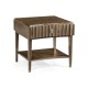 Gatsby Reeded End Table with Shelf