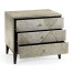 Geometric Transitional Bedside Chest