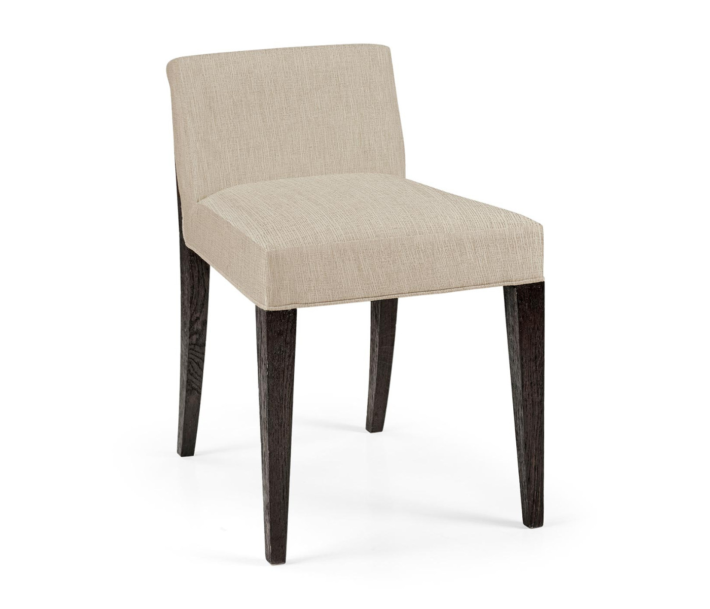 Geometric Dark Mocha Oak Vanity Chair