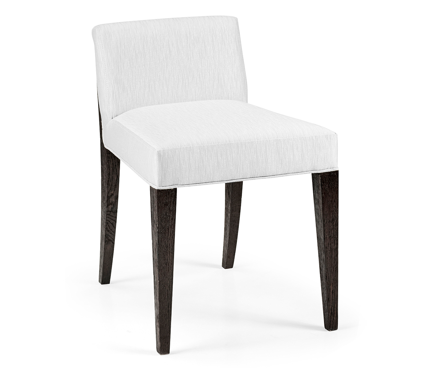 Geometric Dark Mocha Oak Vanity Chair