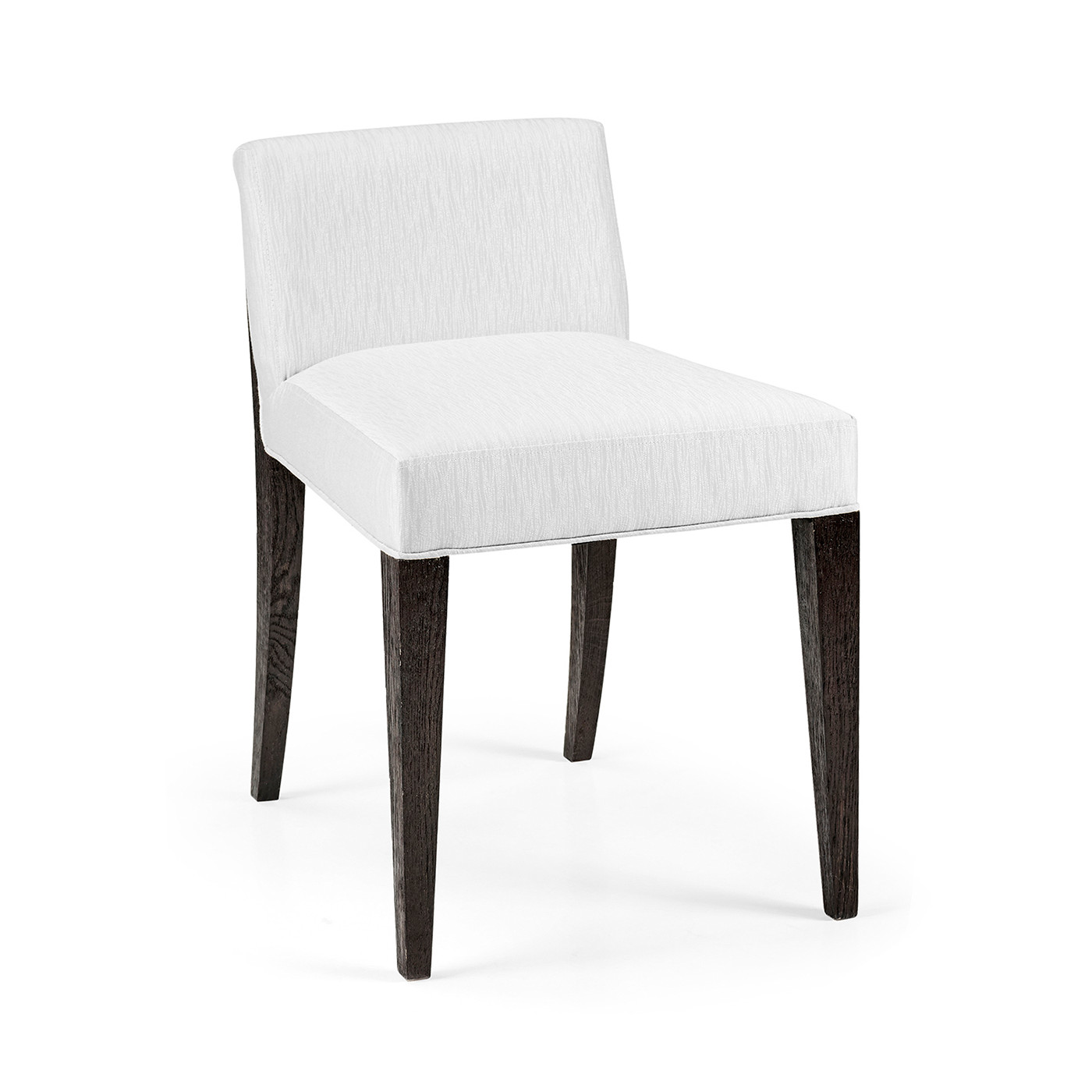 Geometric Dark Mocha Oak Vanity Chair